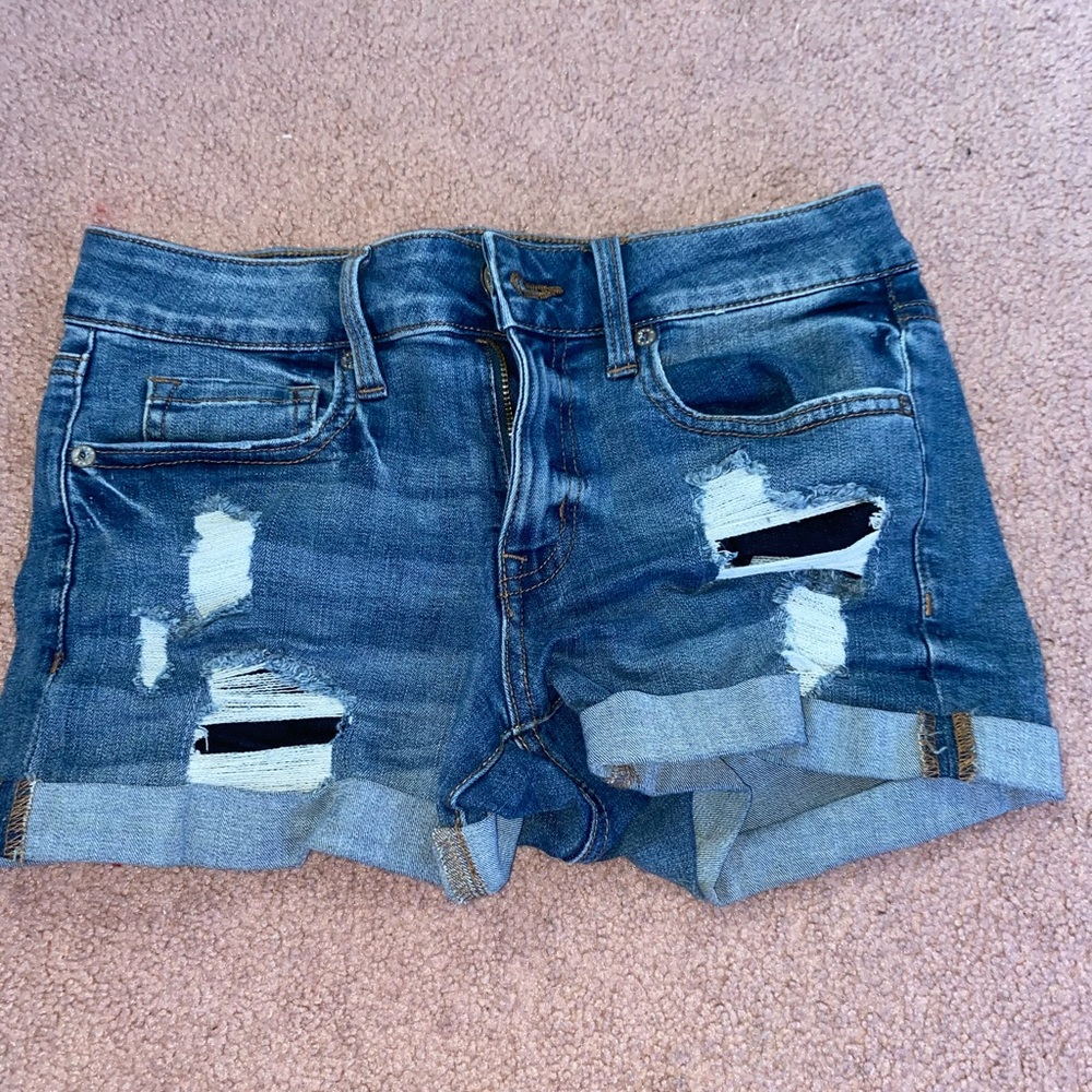 jean shorts!